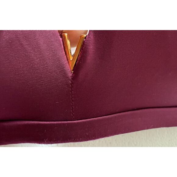 Victoria's Secret Lively The Push Up Bra Womens 36C Burgundy Padded Non Wire - Picture 7 of 7